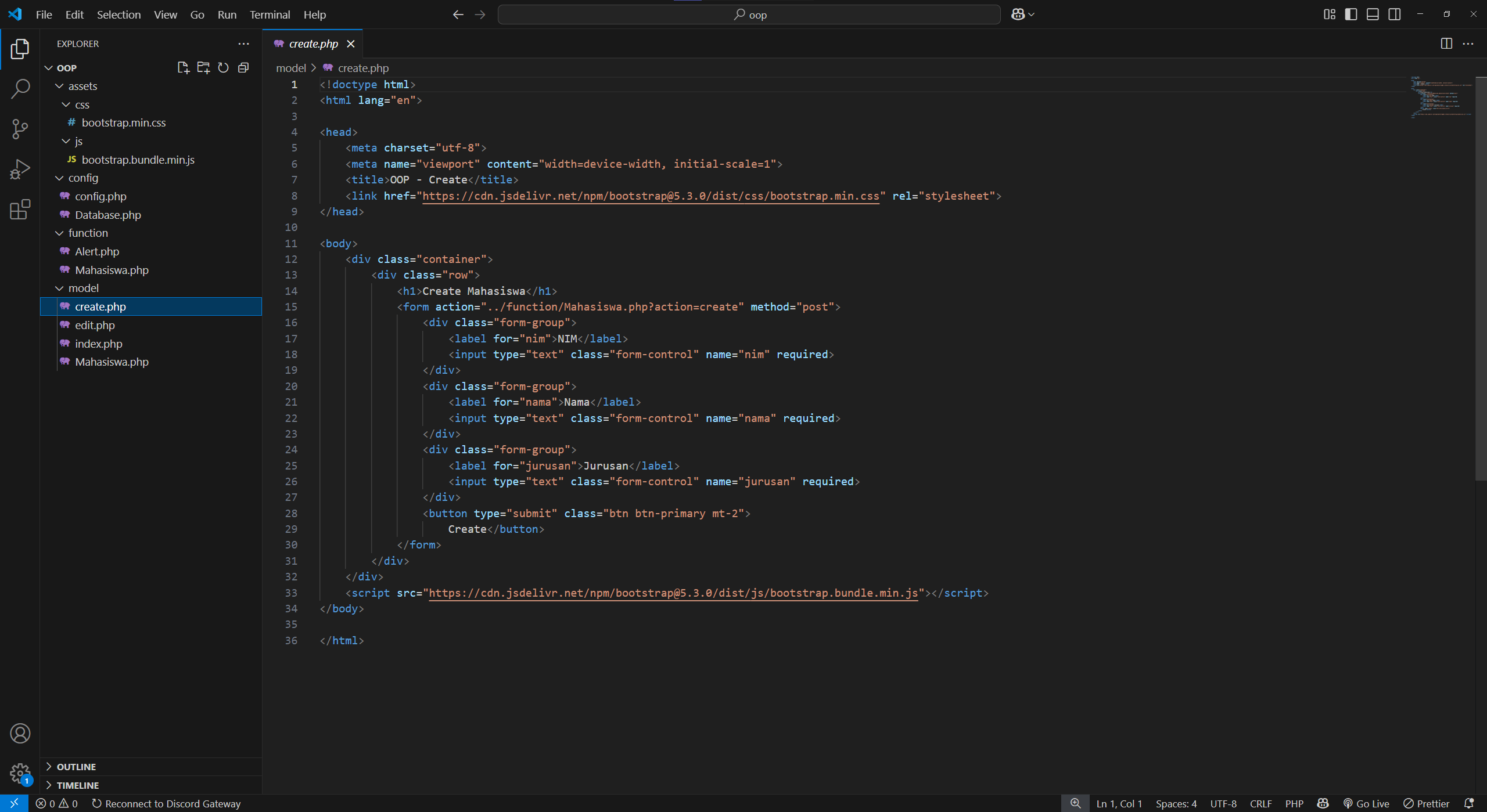 Adding Footer Section