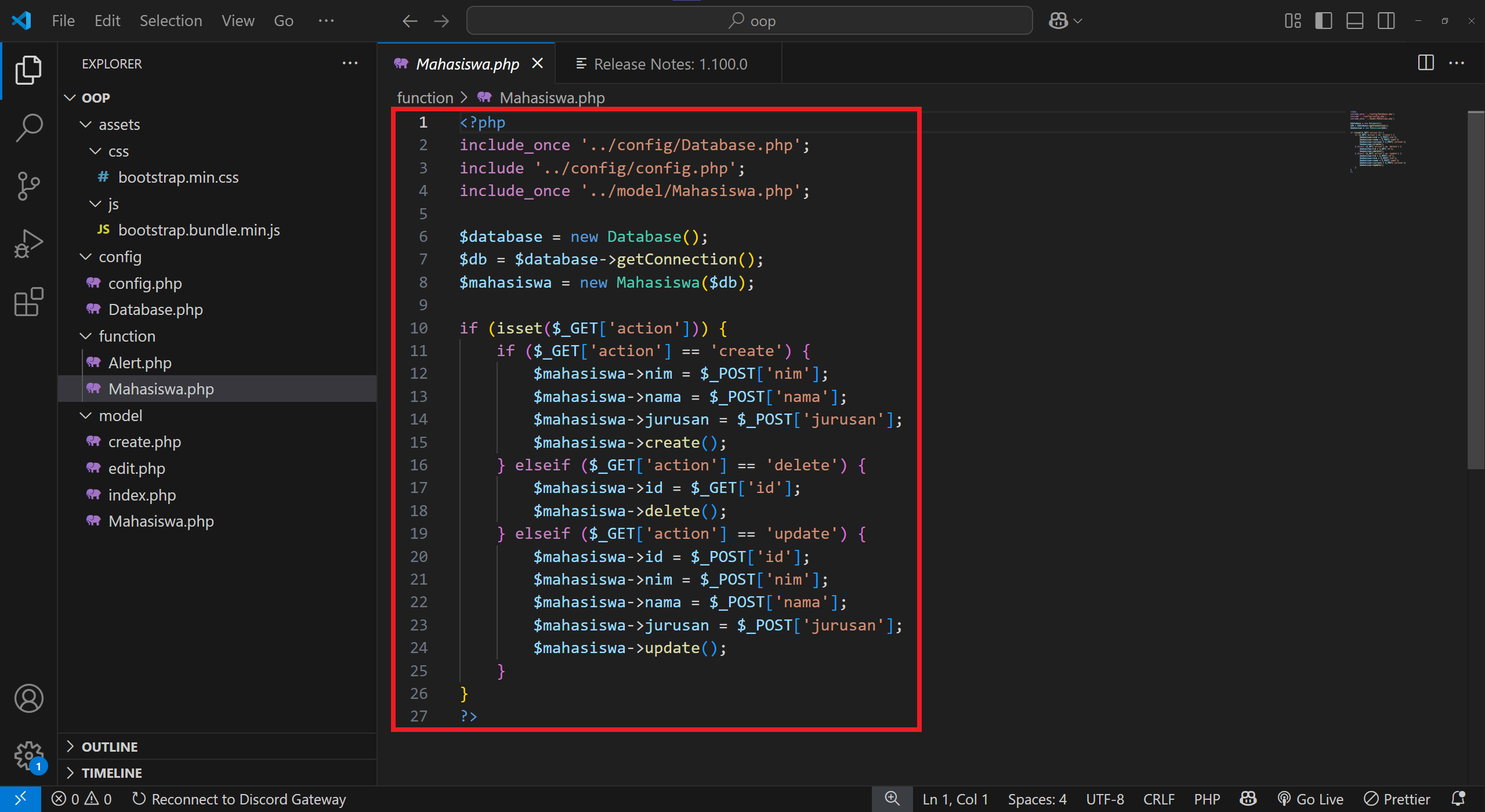 Designing Projects Section